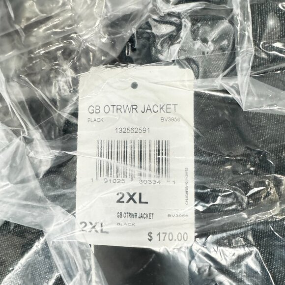 Adidas Men's Charcoal Performance Jacket - Picture 2 of 2